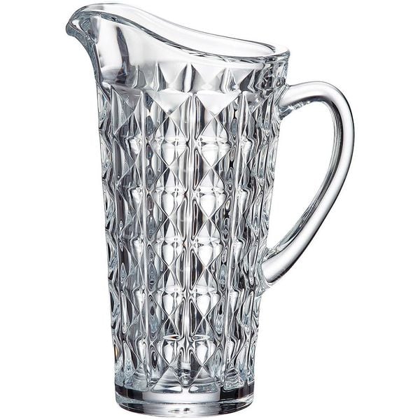 Bộ Bình Nước Bohemia Kim Cương 1250ml Set 6