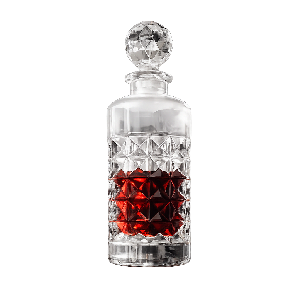 Bình Rượu Bohemia Kim Cương 650ml