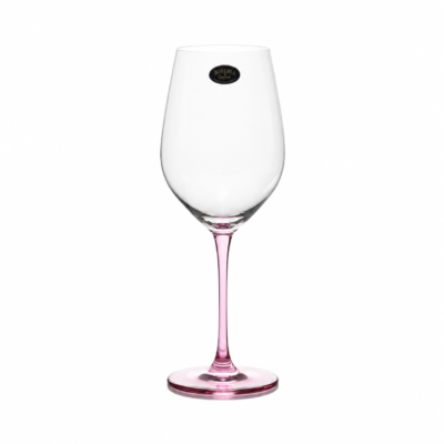 Bộ Ly Vang Đỏ Bohemia Uria 480ml Set 6 Ly Chân Màu
