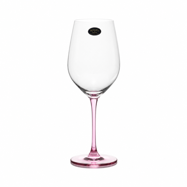 Bộ Ly Vang Đỏ Bohemia Uria 480ml Set 6 Ly Chân Màu