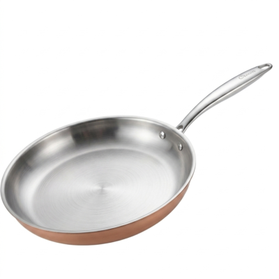 Bộ chảo Inox Vàng Đồng Ciwete 20cm-24cm-28cm