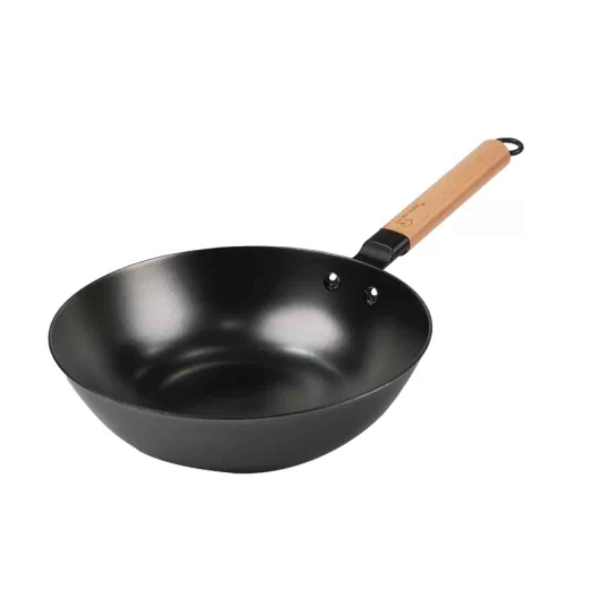 Chảo gang La Gourmet cán gỗ 24cm-367556
