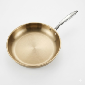 Bộ chảo Inox Vàng Đồng Ciwete 20cm-24cm-28cm