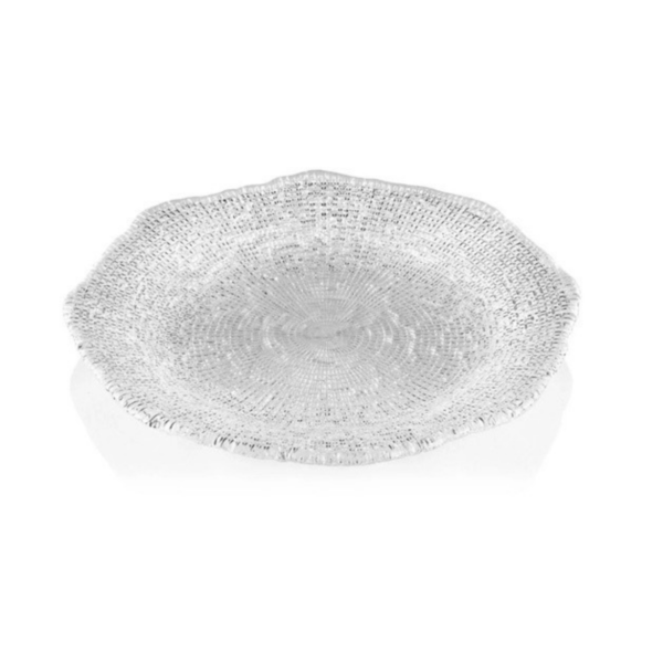 Đĩa Thành Cao Diamante Trắng 32cm 5548.1 IVV