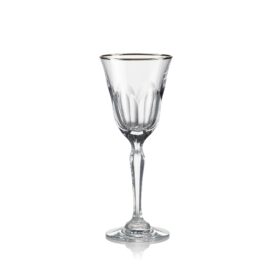 Bộ Ly Vang Đỏ Audile Viền Vàng Set 2
