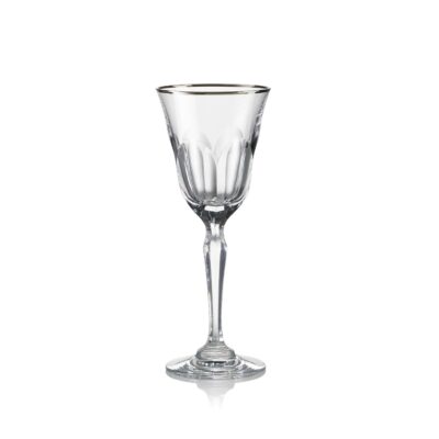 Bộ Ly Vang Đỏ Audile Viền Vàng Set 2