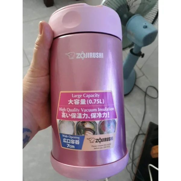 Bình Đựng Thức Ăn Giữ Nhiệt Zojirushi SW-FCE75-PS