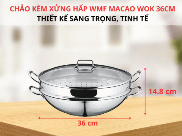 Chảo hấp WMF work macao 36CM