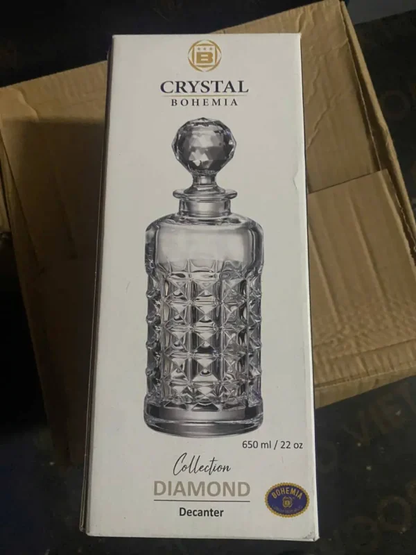 Bình Rượu Bohemia Kim Cương 650ml