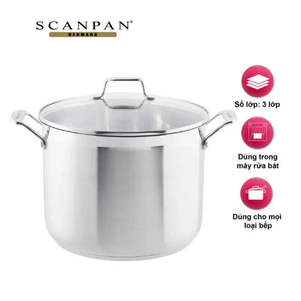 Nồi Luộc Gà Scanpan Impact 28cm 12L