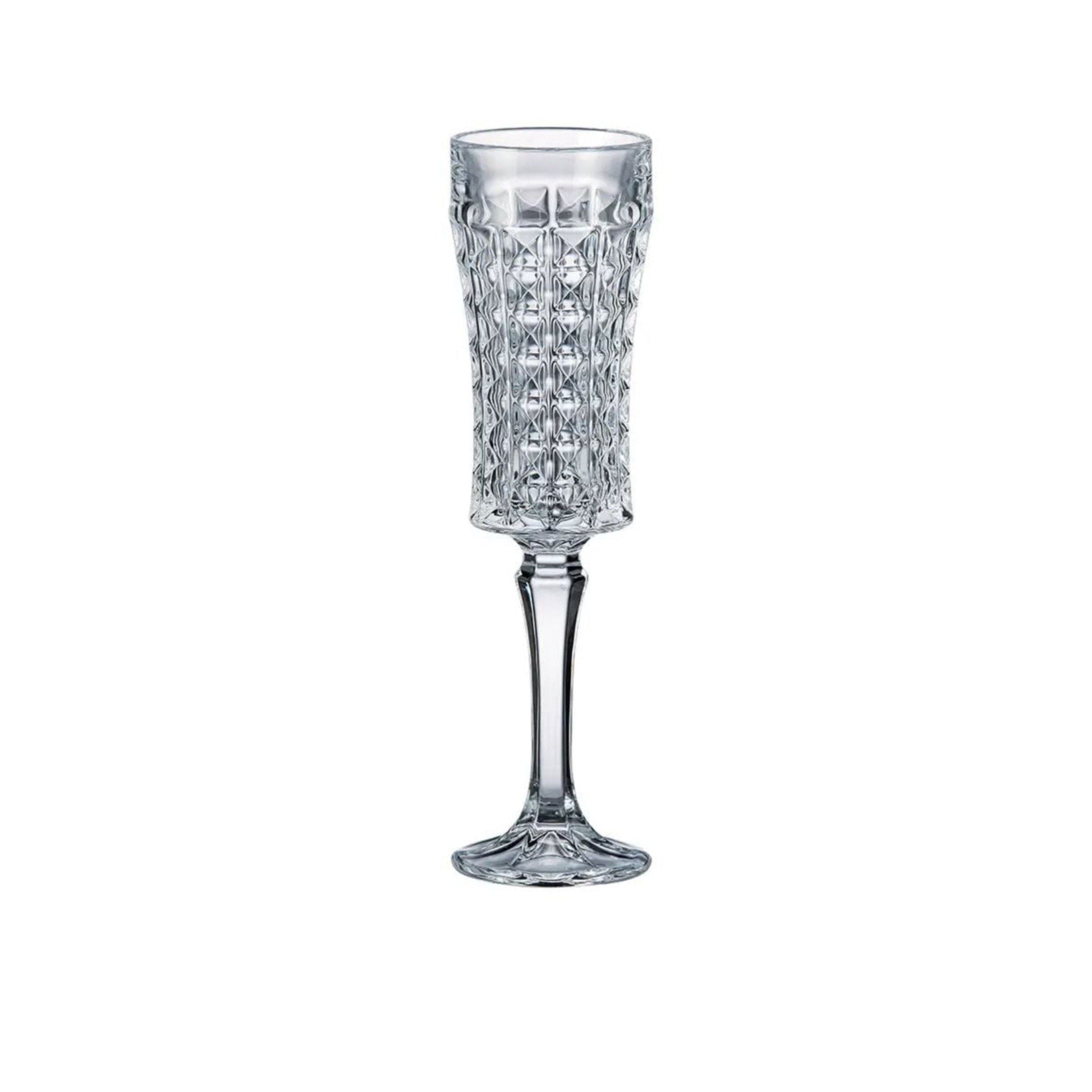 Bộ Ly Vang Trắng Kim Cương 120ml Set 6