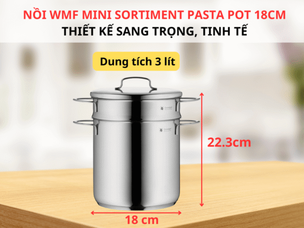 Nồi WMF Kèm Xửng Hấp 18cm 3L