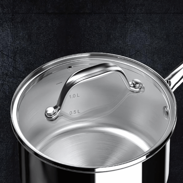 Bộ Nồi Ciwete 7 Món Có Xửng Hấp (Chảo Inox) SS0103 11PC NEW SS