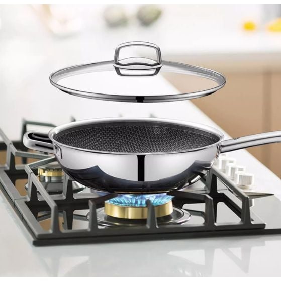 Chảo Inox WMF  Wok Pan 30cm