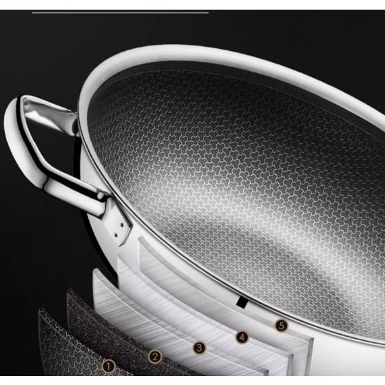 Chảo Inox WMF  Wok Pan 30cm