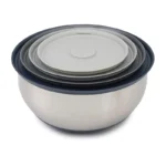 Bộ 4 Tô Trộn Inox Kèm Nắp Silicone Joseph Joseph Nest Prep&Store Steel