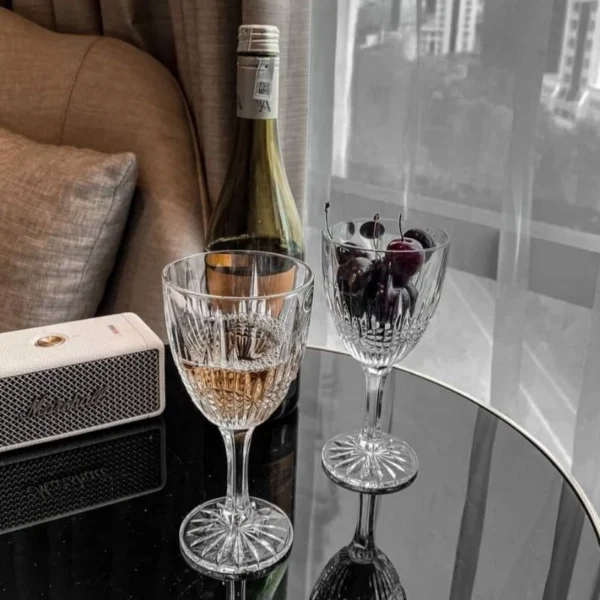 Bộ Ly Vang Đỏ, Trắng Pha Lê Vibes Set 6 380ml