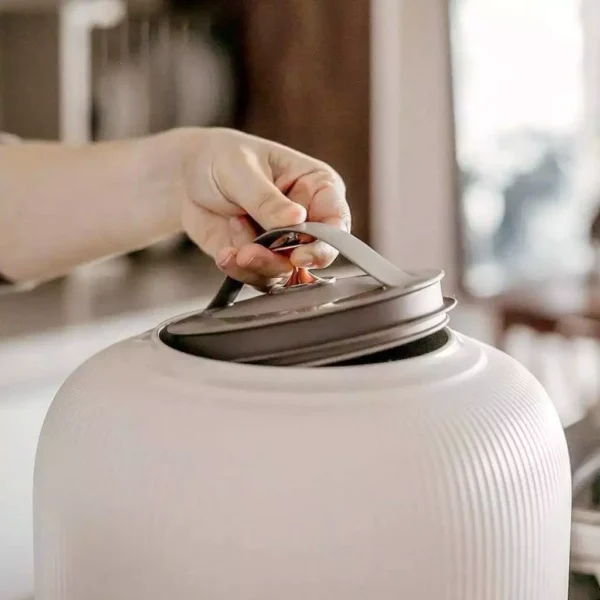 Thùng Gạo Chân Không Hàn Quốc 10kg Đường Kính 26cm