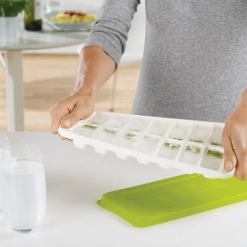 Khay Làm Đá Có Nút Tách Rời Joseph Joseph QuickSnap™ Plus Green