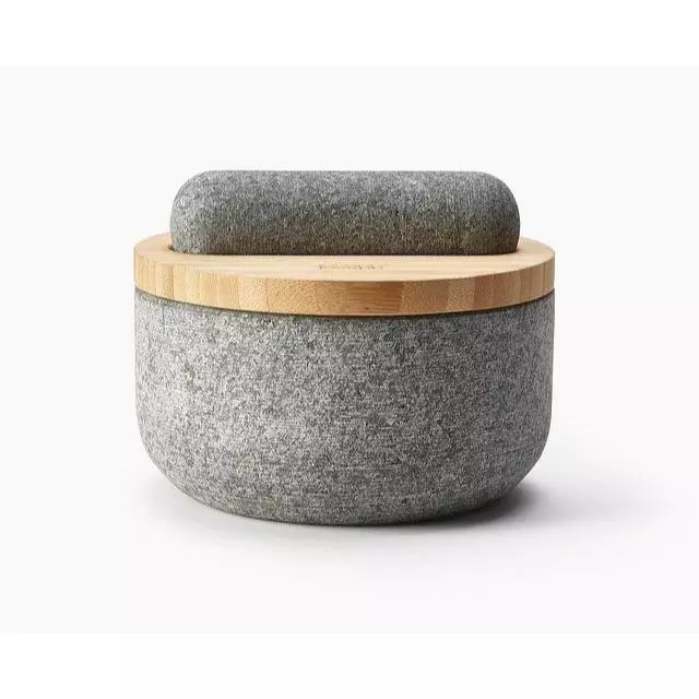 Cối Đấm Hành Tỏi Nắp Tre Joseph Joseph
