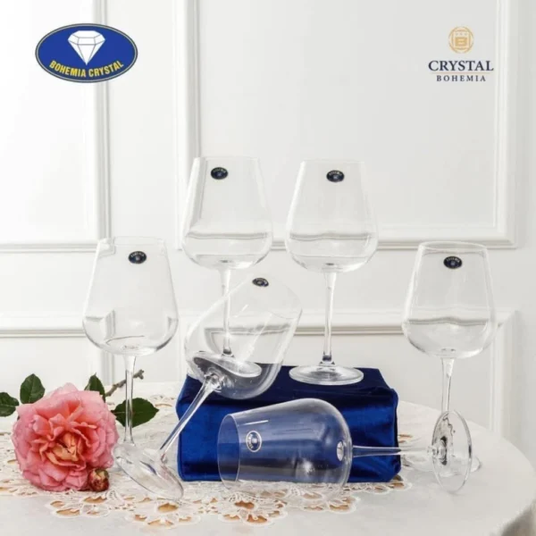 Bộ Ly Vang Crystal Bohemia Ardea 540ml Set 6