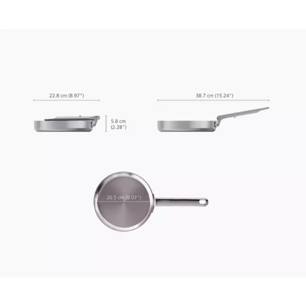 Chảo Rán Inox Joseph Joseph Space 20cm 013269