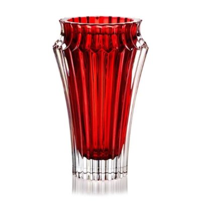 Lọ Hoa Pha Lê Crown Jewel Rogaska Red 25cm