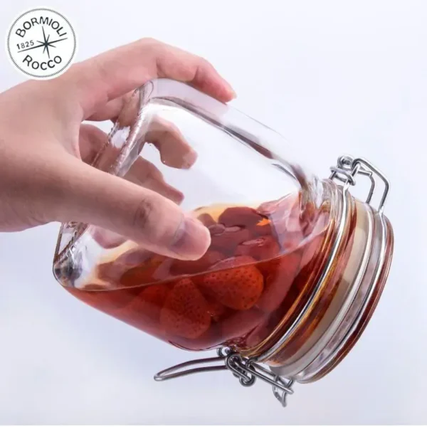 Hủ Thủy Tinh Nắp Cài Kín Hơi Fido 500ml