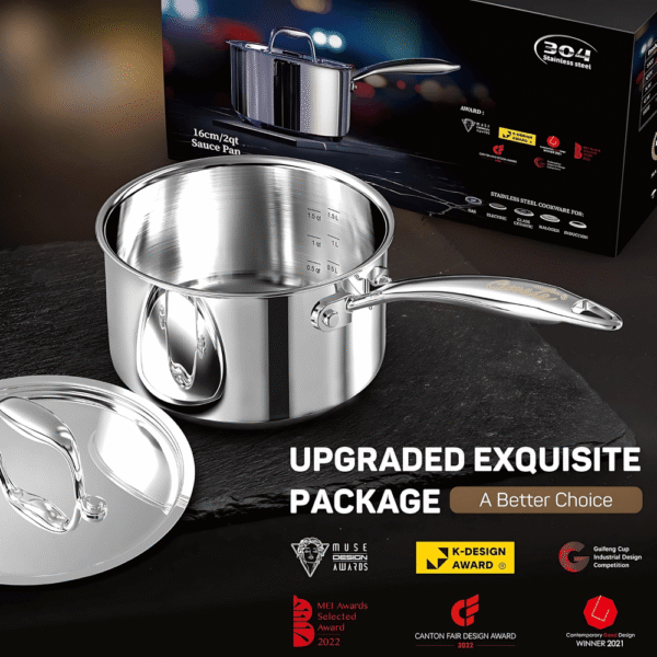 Quánh Inox Cao Cấp Ciwete 16cm