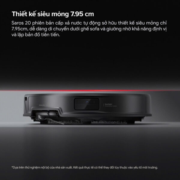 Robot Hút Bụi Lau Nhà Roborock Saros 20 Tự Cấp Xả