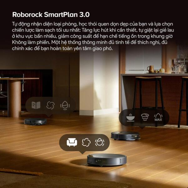 Robot Hút Bụi Lau Nhà Roborock Saros 20 Tự Cấp Xả