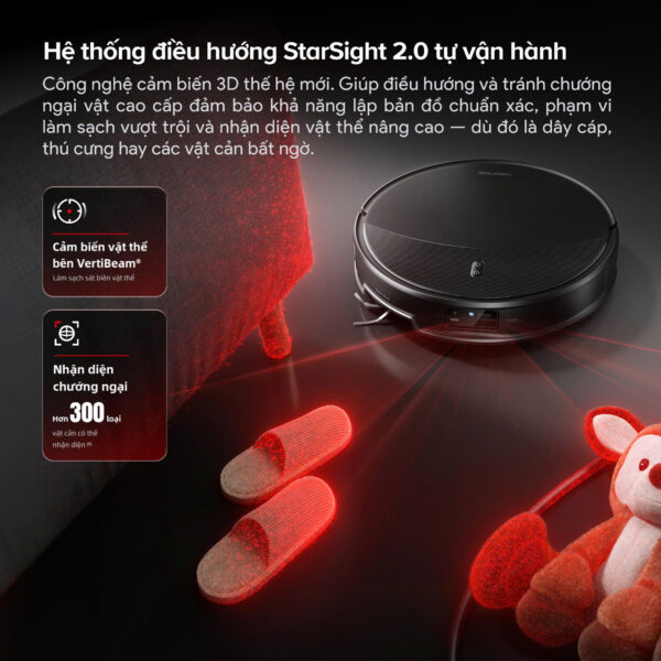 Robot Hút Bụi Lau Nhà Roborock Saros 20 Tự Cấp Xả