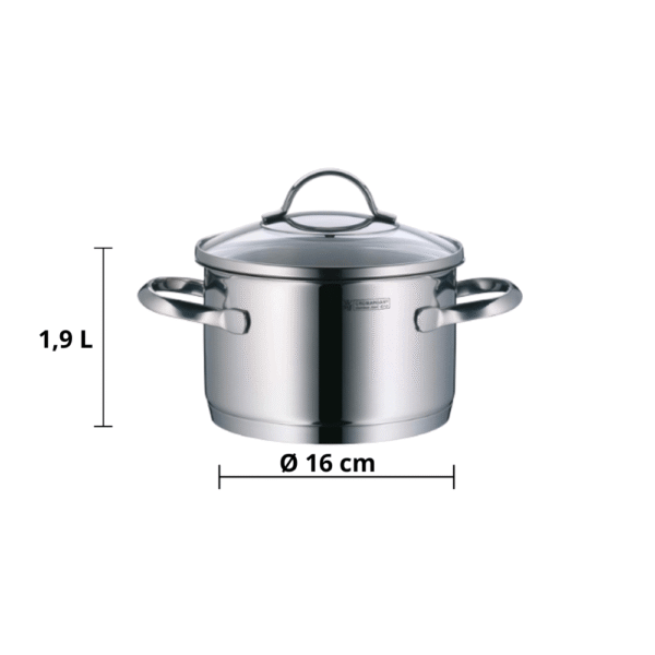 Nồi Inox Cao Cấp Có Nắp WMF Provence Plus 16cm