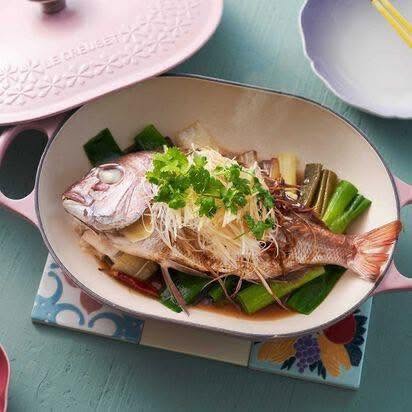 Nồi Chảo Oval Le Creuset Oblong Pink Fleur 31cm