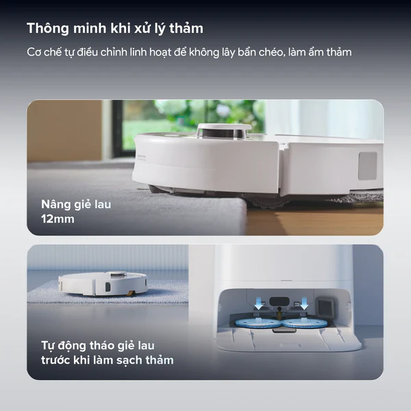 Robot Hút Bụi Lau Nhà Roborock Qrevo 2 Pro