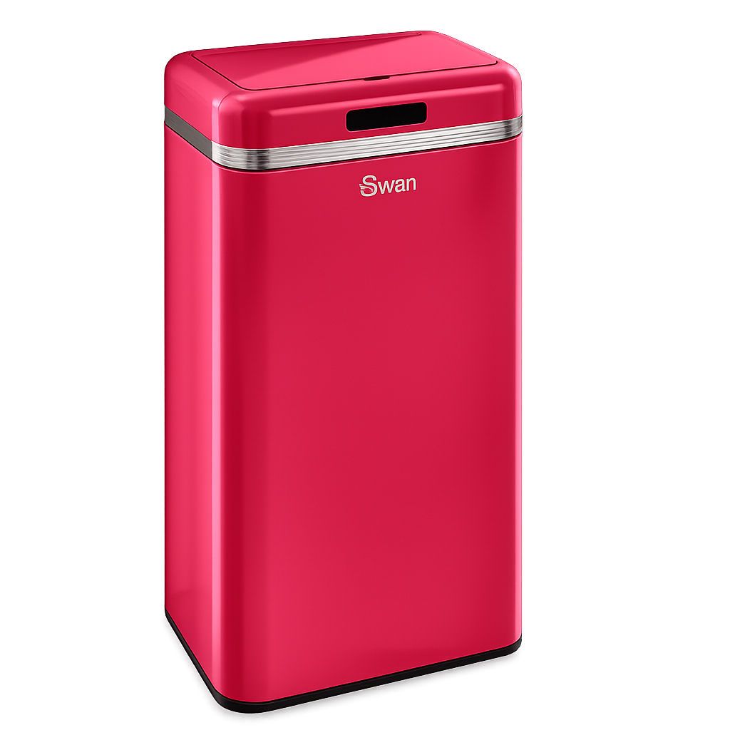 Thùng Rác Swan Đỏ 45L