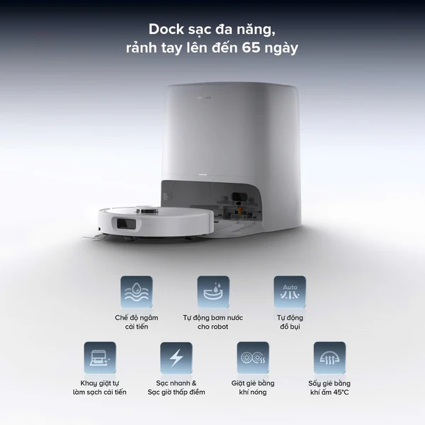 Robot Hút Bụi Lau Nhà Roborock Qrevo 2 Pro