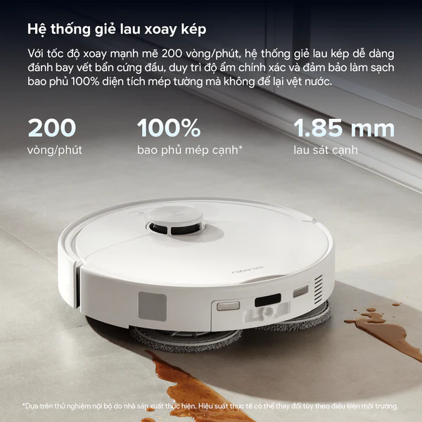 Robot Hút Bụi Lau Nhà Roborock Qrevo 2 Pro