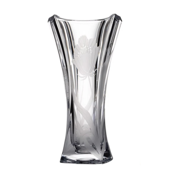Bình Hoa Bó Mạ Vuông Trơn 35.5cm