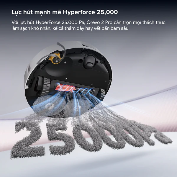 Robot Hút Bụi Lau Nhà Roborock Qrevo 2 Pro