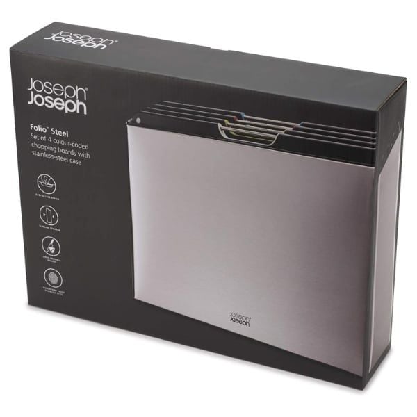 Bộ Thớt Joseph Joseph 60170 Folio Steel Set 4 5028420001198