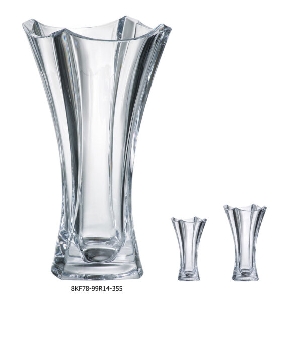 Bình Hoa Bó Mạ Vuông Trơn 35.5cm