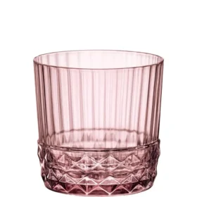 Ly Thủy Tinh America 20’s 300ml Màu Hồng