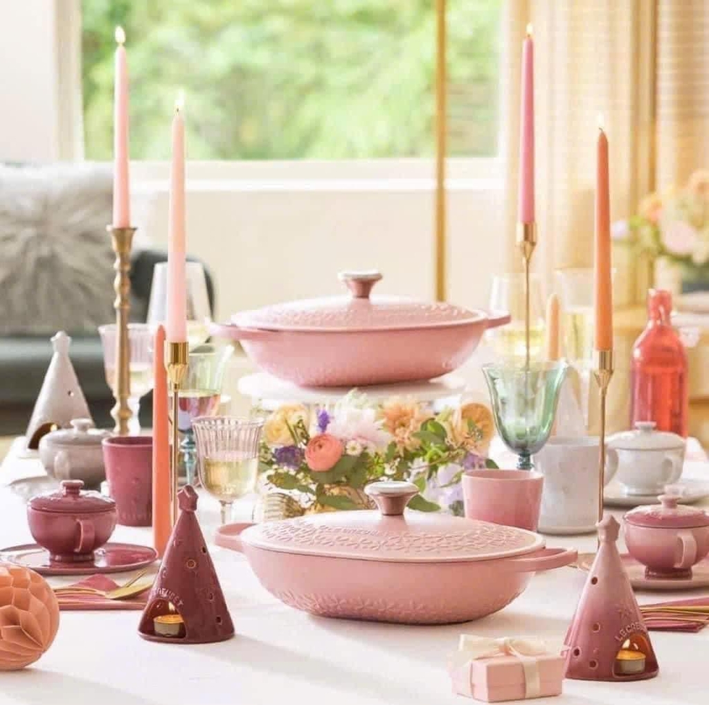 Nồi Chảo Oval Le Creuset Oblong Pink Fleur 31cm 39 img 1899 jpeg