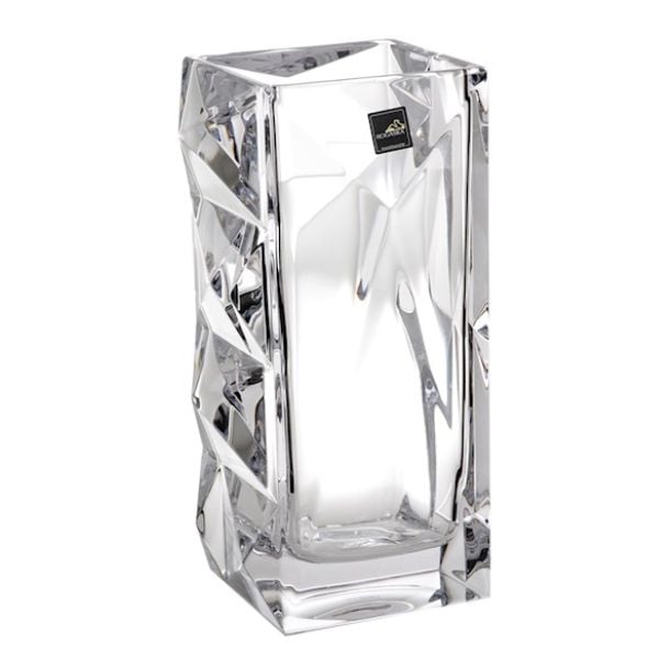 Bình Hoa Rogaska Trụ Crystallization 26cm