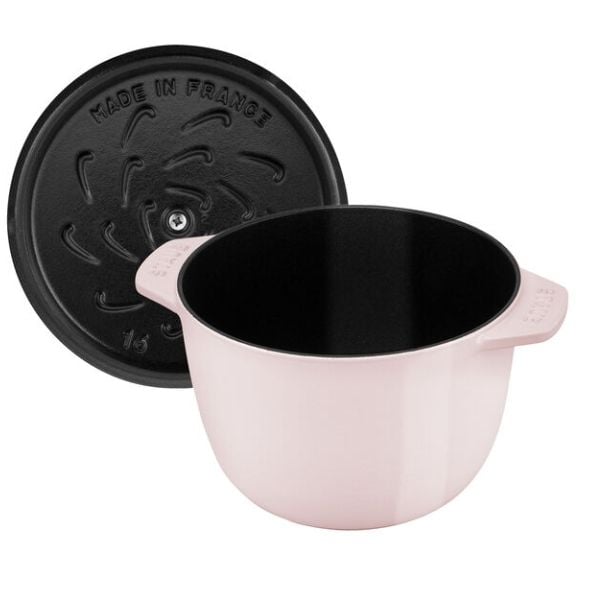 Nồi Gang Tròn Staub Chistera 16cm 1.75L Màu Hồng