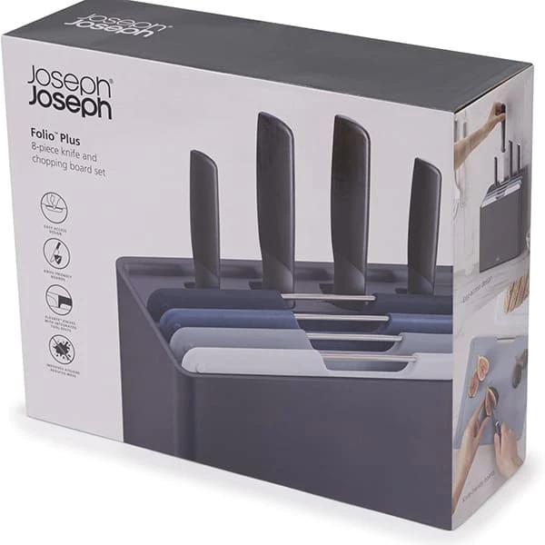 Bộ 8 Dao Thớt Phân Loại Joseph Joseph Folio Plus-5028420006278
