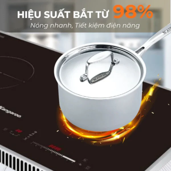 Quánh Inox Scanpan Maitre’D 16cm Có Nắp(083421712363)