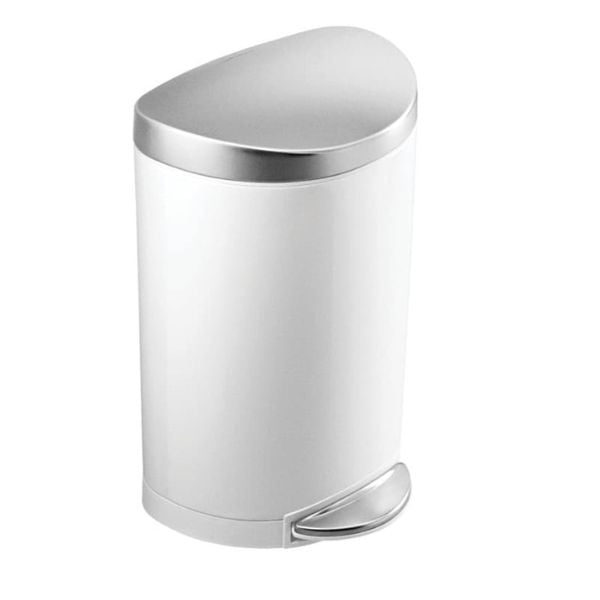Thùng Rác Simplehuman 10L Màu Trắng
