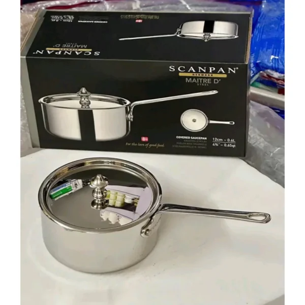 Quánh Scanpan 12cm 0.6L Có Nắp(083421113511)